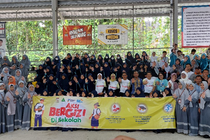 Kegiatan Aksi Bergizi, Diharapkan Pelajar Konsumsi TTD Guna Cegah Anemia