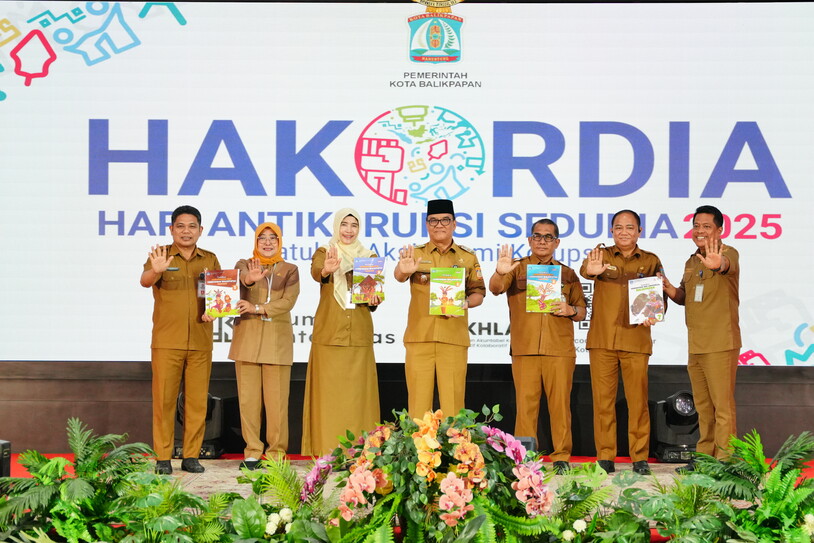 Tegaskan Komitmen Integritas dan Pendidikan Antikorupsi Sejak Dini, Pemkot Balikpapan Luncurkan Modul Pendidikan Antikorupsi untuk Siswa SD–SMP pada Peringatan Hakordia 2025