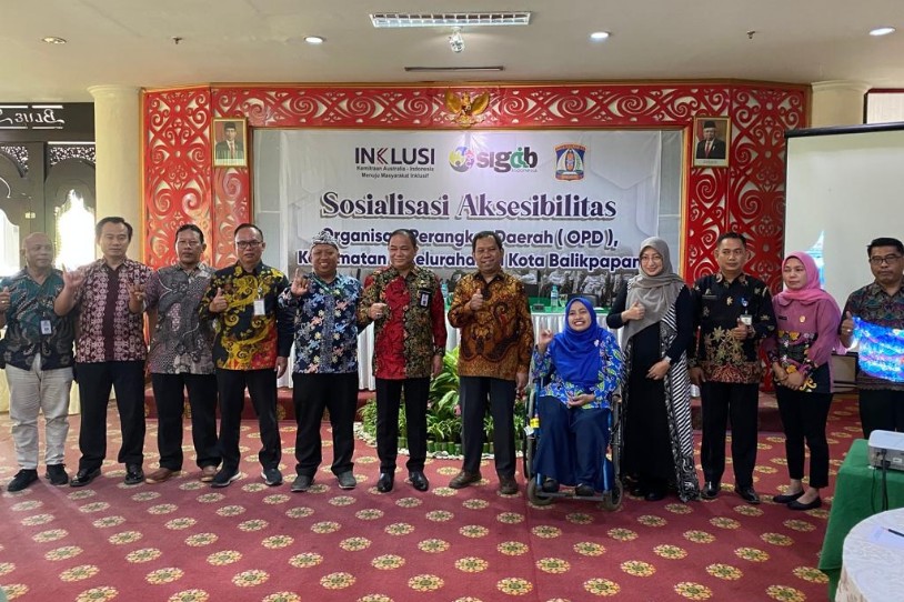 Camat dan Lurah Balikpapan Ikuti Sosialisasi Aksesibilitas Ramah Disabilitas