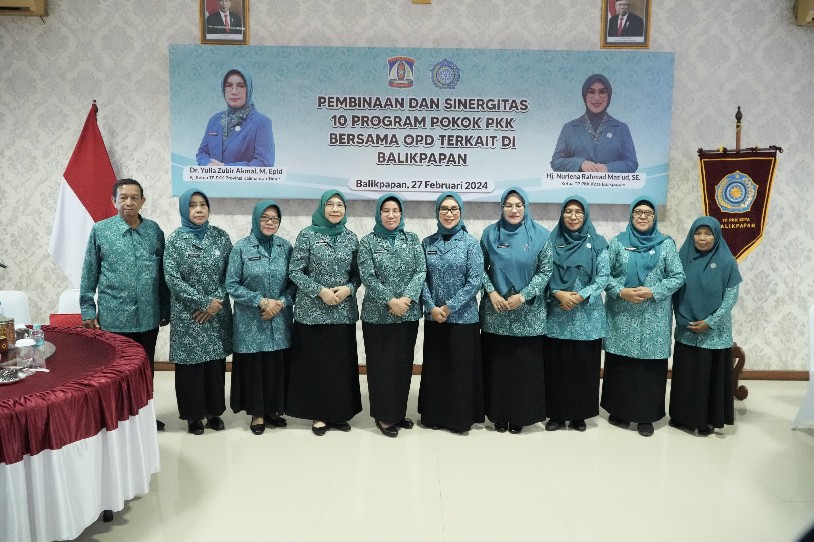 foto Pj Ketua TP PKK Provinsi Kaltim Apresiasi Kinerja Ketua TP PKK Kota Balikpapan
