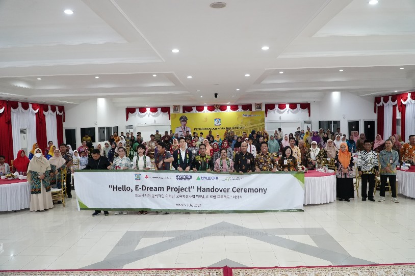 Pemkot Balikpapan Bersama GNI Serahterimakan Hello E-Dream Project Hyundai Engineering