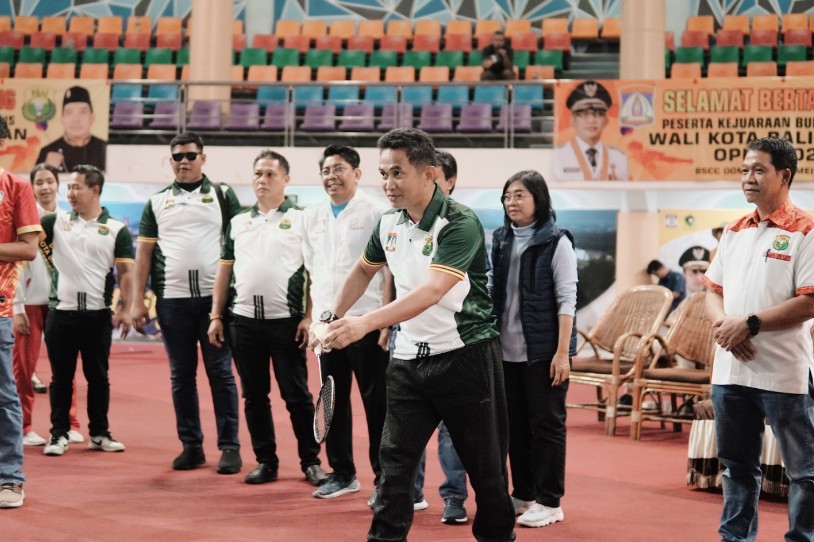 foto Kejuaraan Bulutangkis Wali Kota Balikpapan Open 2024 Diharapkan Lahirkan Atlet Lokal Berprestasi