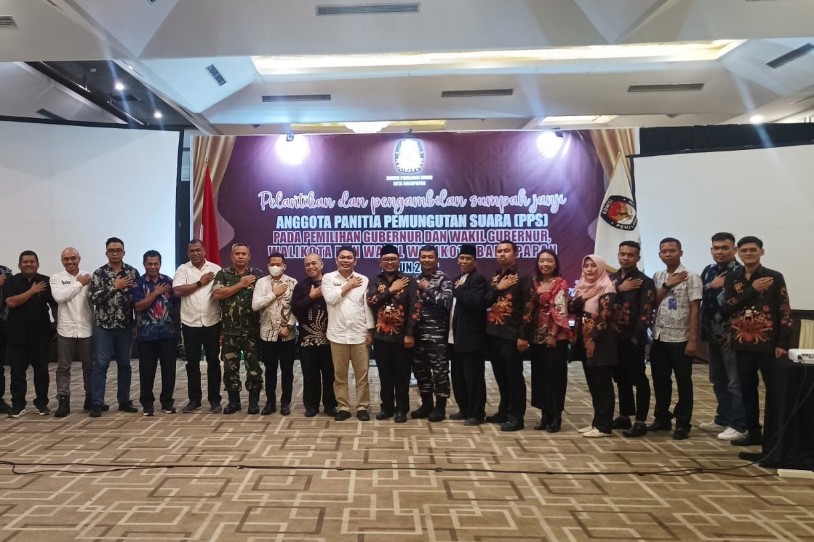 Pelantikan Anggota PPS Pilkada 2024, Zulkipli Tekankan Penyelenggara Harus Netral