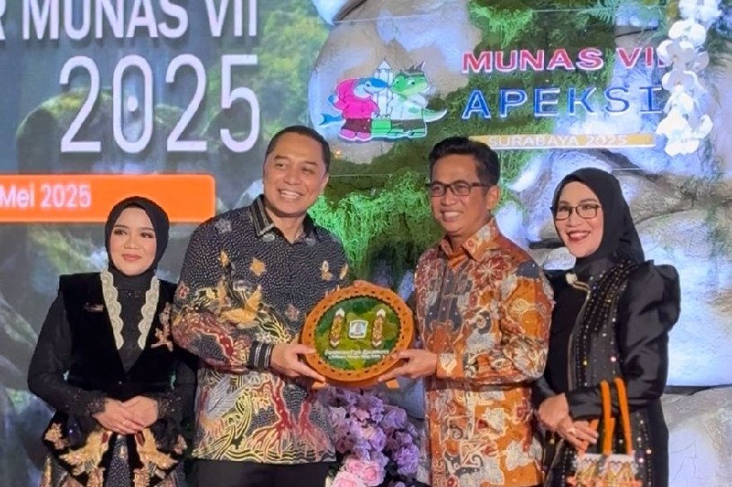 Gala Dinner Munas APEKSI VII 2025, Wali Kota Surabaya Apresiasi Rahmad Mas'ud 