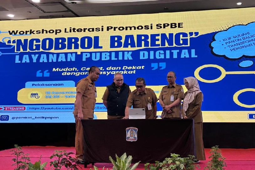Tingkatkan Pemahaman Layanan Publik Digital, Pemkot Balikpapan Gelar Workshop Literasi Promosi SPBE