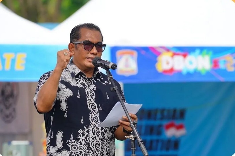 foto Pj Sekda Buka Rangkaian Kegiatan Haornas dengan DBON Festival di Lapangan Merdeka