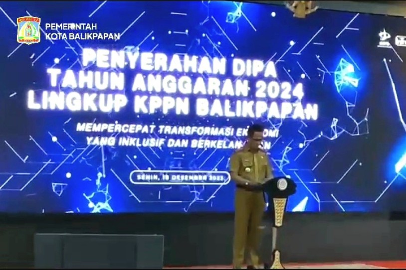 Pemkot Balikpapan Terima DIPA 2024 dari KPPN Balikpapan