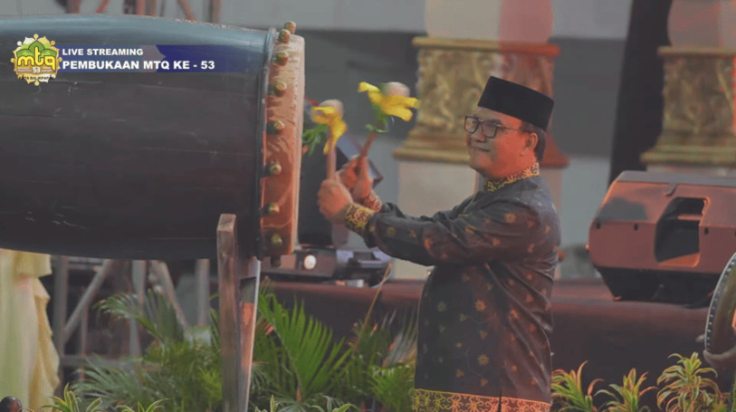 Wawali Bagus Susetyo Pukul Bedug, MTQ ke-53 Balikpapan Resmi Dibuka