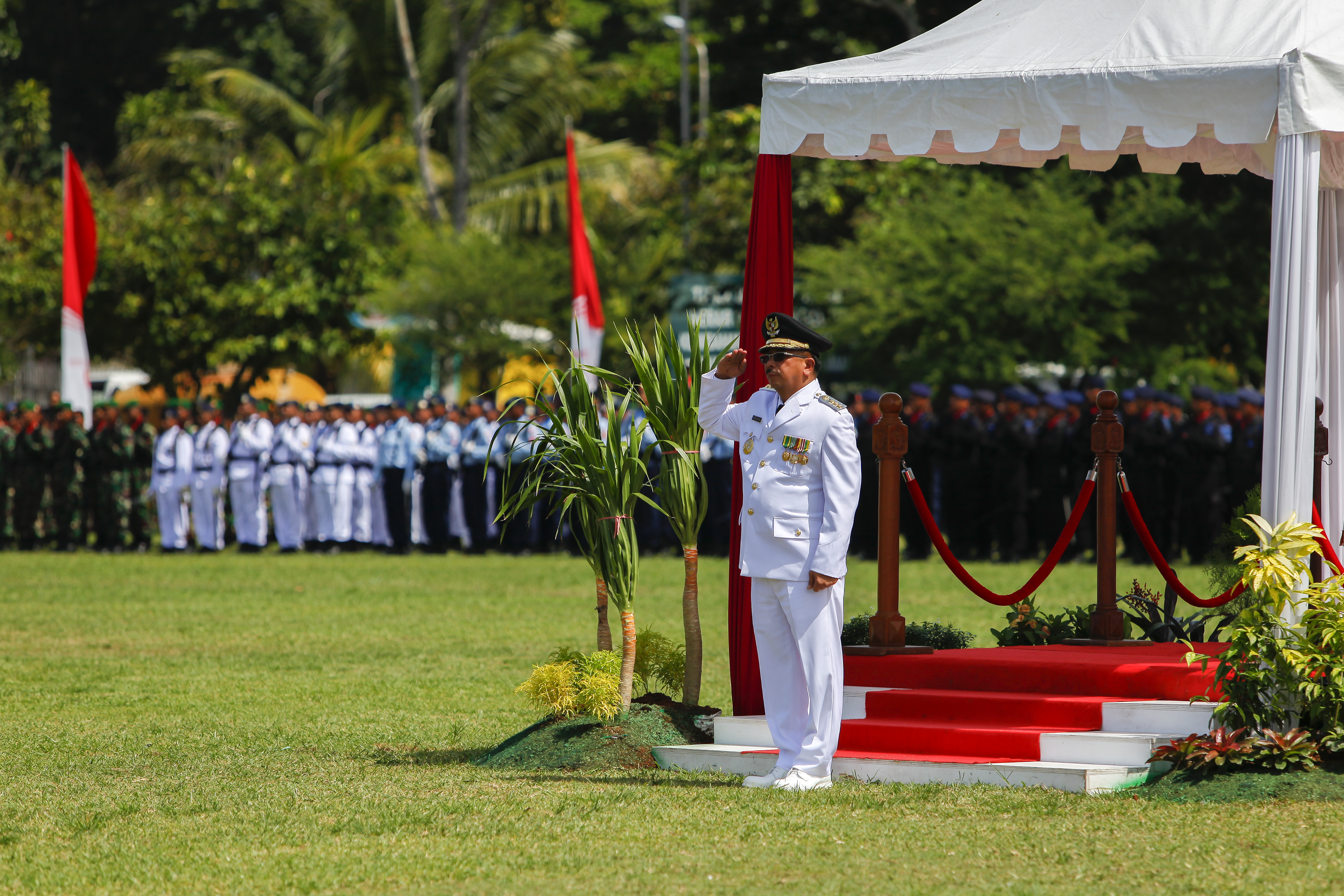 Upacara HUT RI Ke-71 Berlangsung Hikmat
